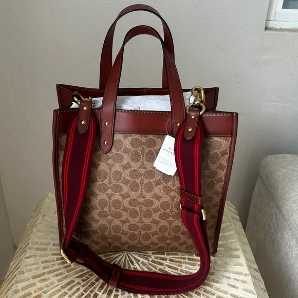 NWT COACH Field Carriage & Signature Coated Canvas Tote - Picture 11 of 11